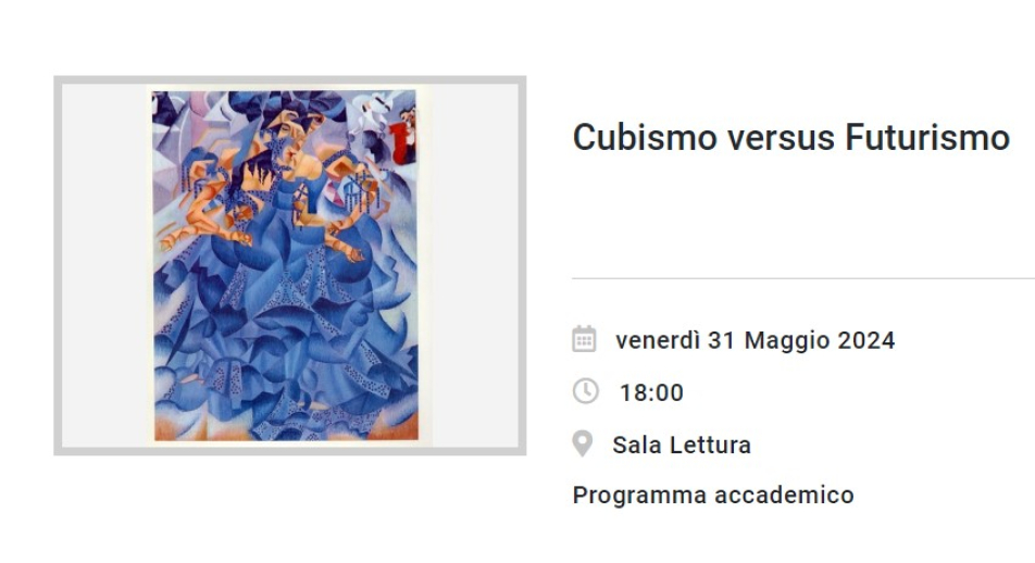 Cubismo versus Futurismo