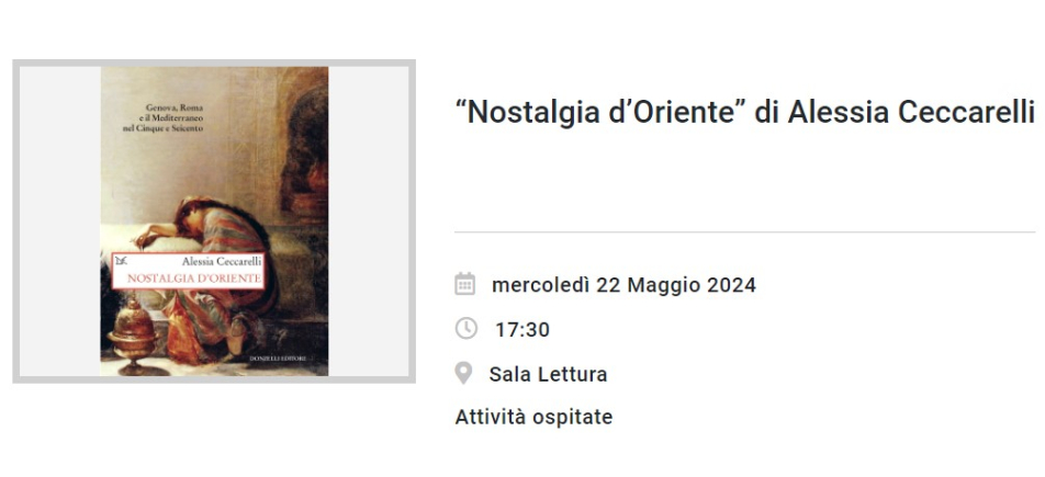 “Nostalgia d’Oriente” di Alessia Ceccarelli